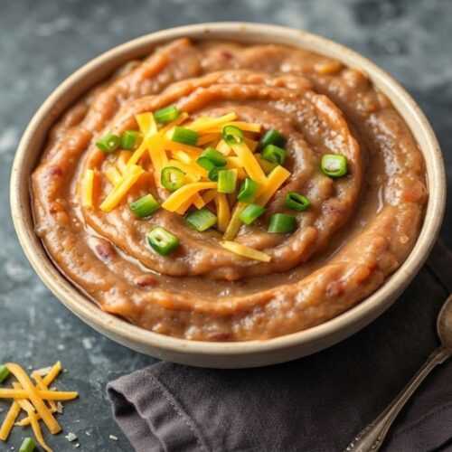 slow cooker refried beans