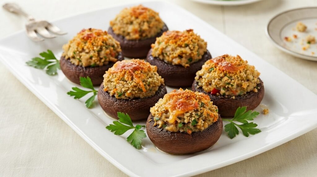stuffed mushrooms